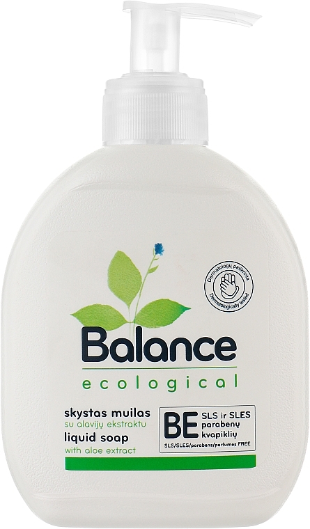 Жидкое мыло с экстрактом алоэ, с помпой - Balance — фото N1