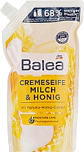 Жидкое крем-мыло "Молоко & Мёд" - Balea Creme Seife Milch & Honig (сменный блок) — фото N2