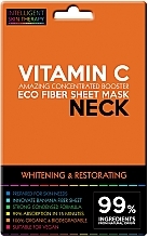 Парфумерія, косметика Експрес-маска для шиї - Beauty Face IST Whitening & Restorating Neck Mask Vitamin C