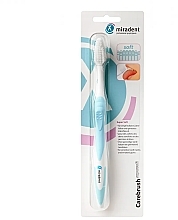 Зубна щітка "Carebrush SuperSoft", м'яка, блакитна - Miradent — фото N1