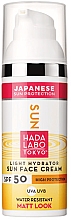 Духи, Парфюмерия, косметика Солнцезащитный крем для лица SPF50 - Hada Labo Tokyo Sun Light Hydrator Sun Face Cream