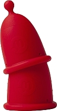 Менструальная чаша, красная, 2 шт. - Whoop De Doo Menstrual Cup Duo Pack — фото N1