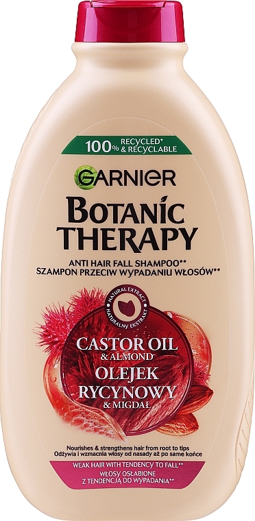 Шампунь для волос - Garnier Botanic Therapy Castor Oil And Almond — фото N5
