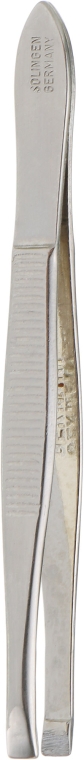 Пинцет для бровей "Зебра" прямой 06-0441 - Niegeloh Solingen — фото N1