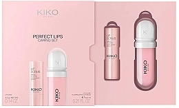 Набір - Kiko Milano Perfect Lips Caring Set (lip/gloss/6.5ml + lip/scrub/4.2g) — фото N2