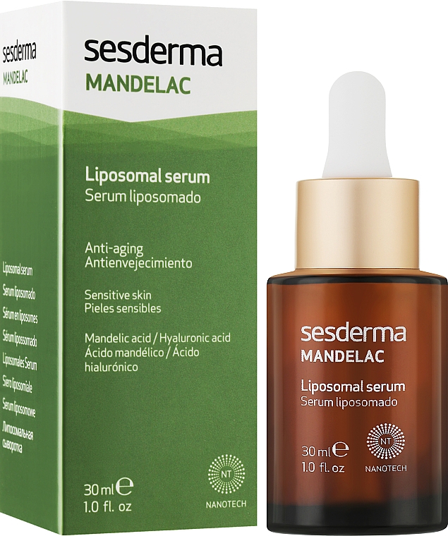 Липосомальная сыворотка с миндальной кислотой - SesDerma Laboratories Mandelac Liposomal Serum — фото N2