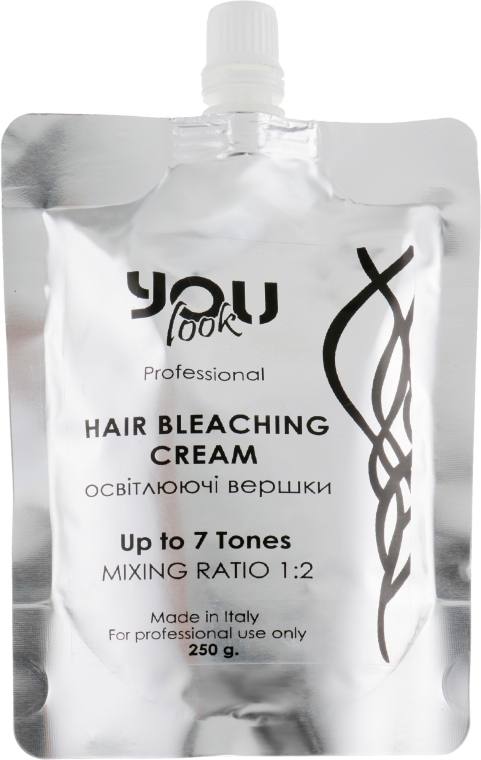 Осветляющие сливки - You Look Professional Hair Bleaching Cream — фото N2