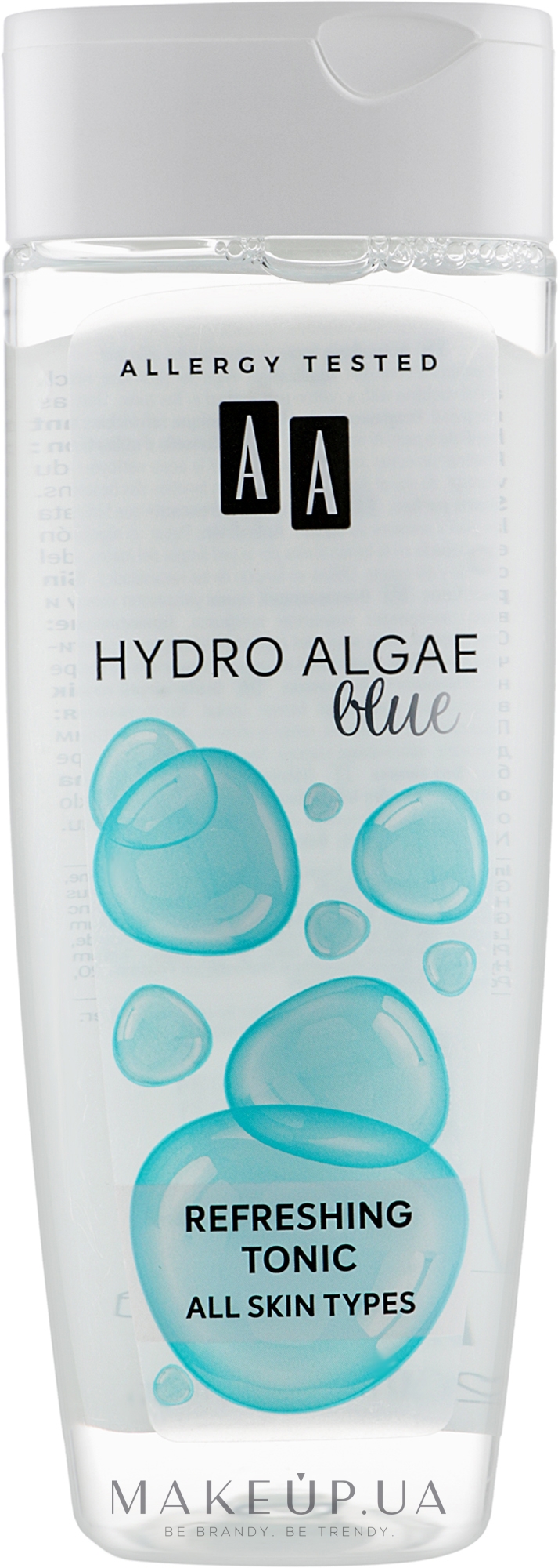 Освіжальний тонік для сухої й нормальної шкіри - AA Hydro Algae Refreshing Toner — фото 200ml