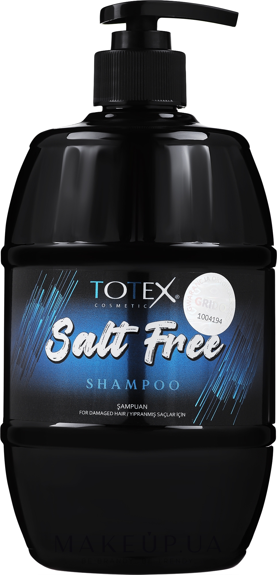 Шампунь для поврежденных волос - Totex Cosmetic Salt Free For Damaged Hair Shampoo — фото 750ml