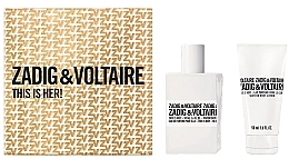Zadig & Voltaire This Is Her - Набор (edp/50/ml + b/lot/50ml) — фото N1