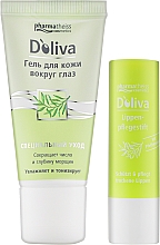 Набор № 3 - D'oliva Pharmatheiss Cosmetics (eye/gel/15ml + l/balm/4.8g) — фото N2