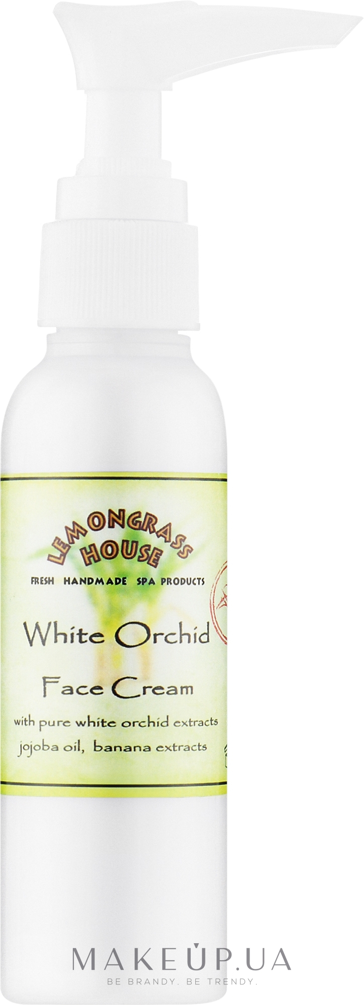 Крем для обличчя "Біла орхідея" з дозатором  - Lemongrass House White Orchid Face Cream — фото 60ml