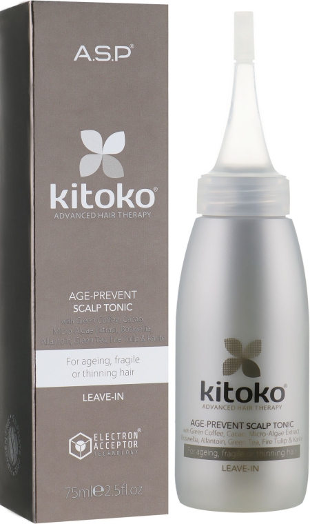 Антивіковий тонік для шкіри голови  - ASP Kitoko Age Prevent Scalp Tonic — фото N1