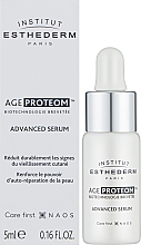 Інноваційна сироватка довголіття - Institut Esthederm Age Proteom Advanced Serum (мини) — фото N2