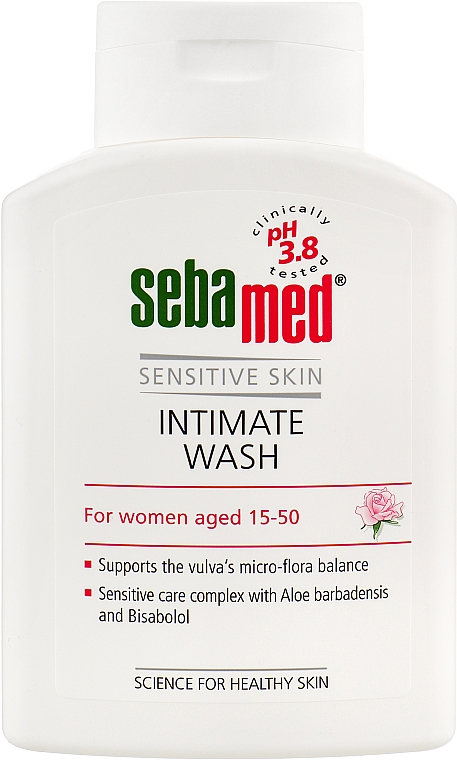 Интимное мыло - Sebamed Feminine Intimate Wash pH 3.8 — фото N1