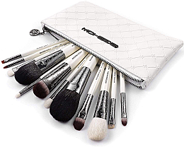 Набор кистей для макияжа, 12 шт - Eigshow Classic Makeup Brush Kit Light Gun Black — фото N2