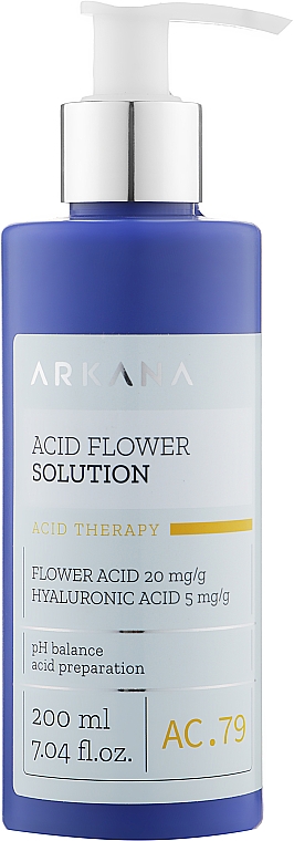 Тонік з фітобіоактивними квітковими кислотами - Arkana Acid Flower Solution — фото N1