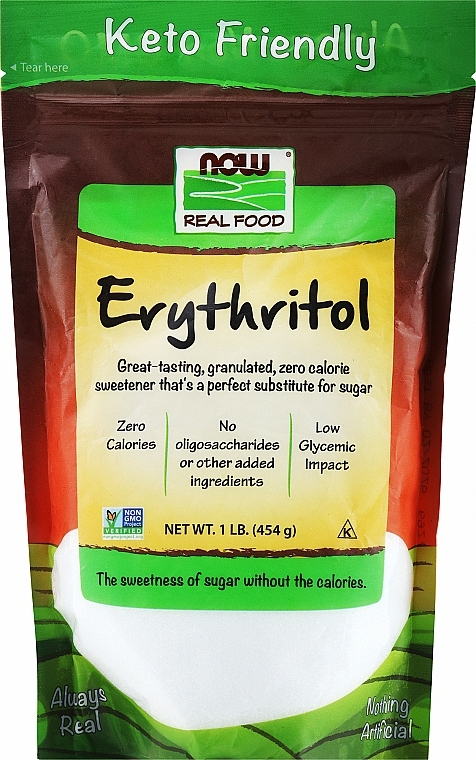 Підсолоджувач "Еритритол"                    - Now Foods Erythritol — фото N1