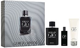 Духи, Парфюмерия, косметика Giorgio Armani Acqua di Gio Profumo - Набор (edp/75ml + edp/15ml + sh/gel/75ml)