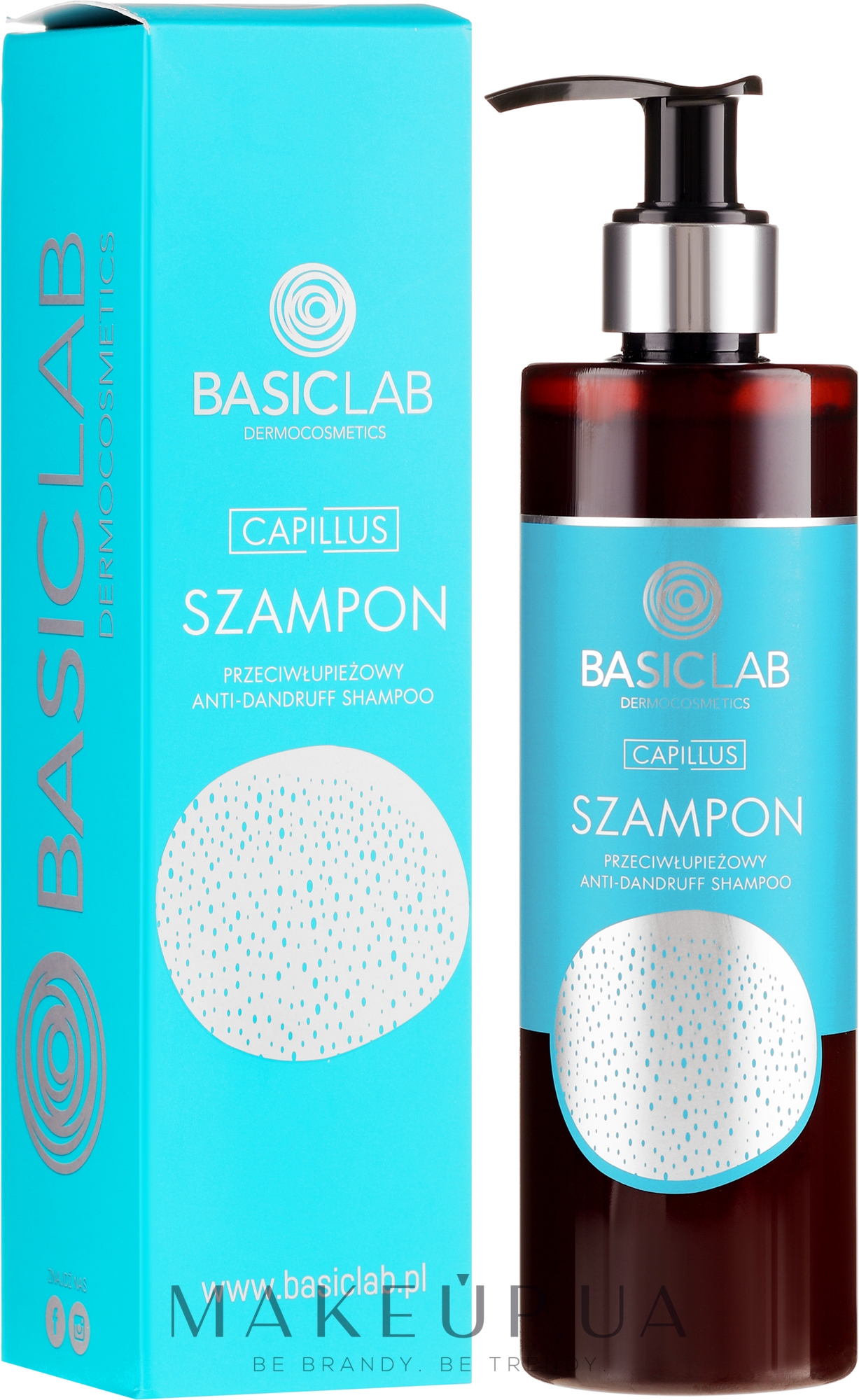 Шампунь проти лупи - BasicLab Dermocosmetics Capillus Anti-Dandruff Shampoo — фото 300ml