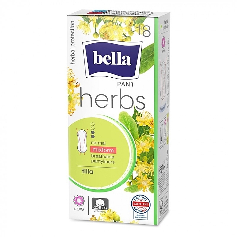 Прокладки, 18 шт. - Bella Panty Herbs Tilia — фото N1