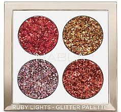 Палетка теней для век - Nabla Ruby Lights Collection Glitter Palette — фото N3