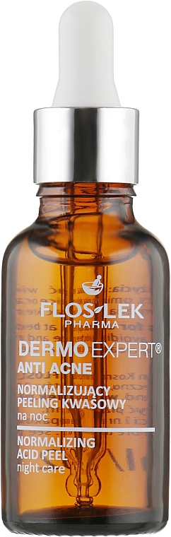 Нормалізуючий кислотний пілінг для жирної шкіри - Floslek Dermo Expert Anti Acne Acid Peeling — фото N2