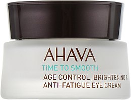 Антивозрастной осветляющий крем для кожи вокруг глаз - Ahava Age Control Brightening & Anti-Fatigue Eye Cream — фото N2