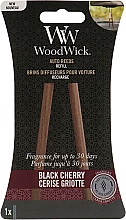 Духи, Парфюмерия, косметика Аромадиффузор для авто (картридж) - Woodwick Black Cherry Auto Reeds Refill 