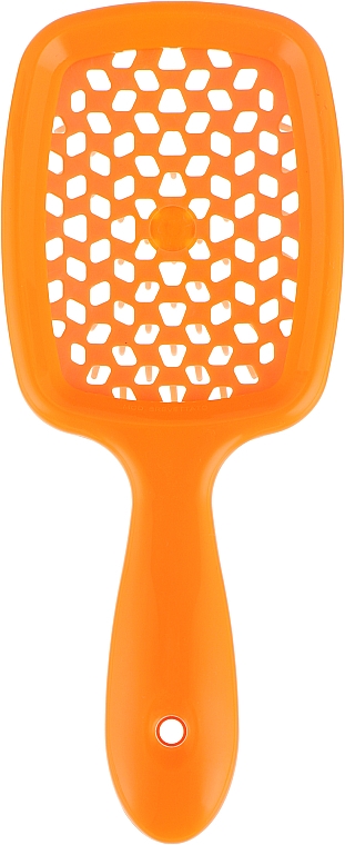 Расческа для волос, оранжевая - Janeke Superbrush Small — фото N3