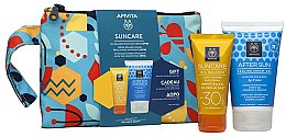 Парфумерія, косметика Набір - Apivita Suncare Gift (f/cr/50ml + f/gel/100ml)