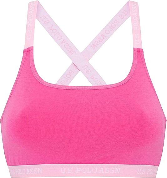 Спортивний бюстгальтер 66117, fushia - U.S. Polo Assn Bra Cross Strapped  Soft — фото N1