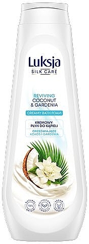 Пена для ванны "Кокос и гардения" - Luksja Reviving Coconut & Gardenia Creamy Bath Foam — фото N1