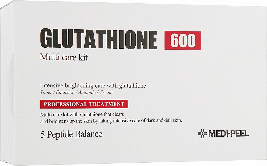 Набор - Medi Peel Glutathione Multi Care Kit (toner/30ml + emulsion/30ml + ser/30ml + cr/50g)