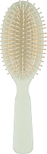 Расческа для волос - Acca Kappa Eye Green Oval Pom Pin Brush — фото N1