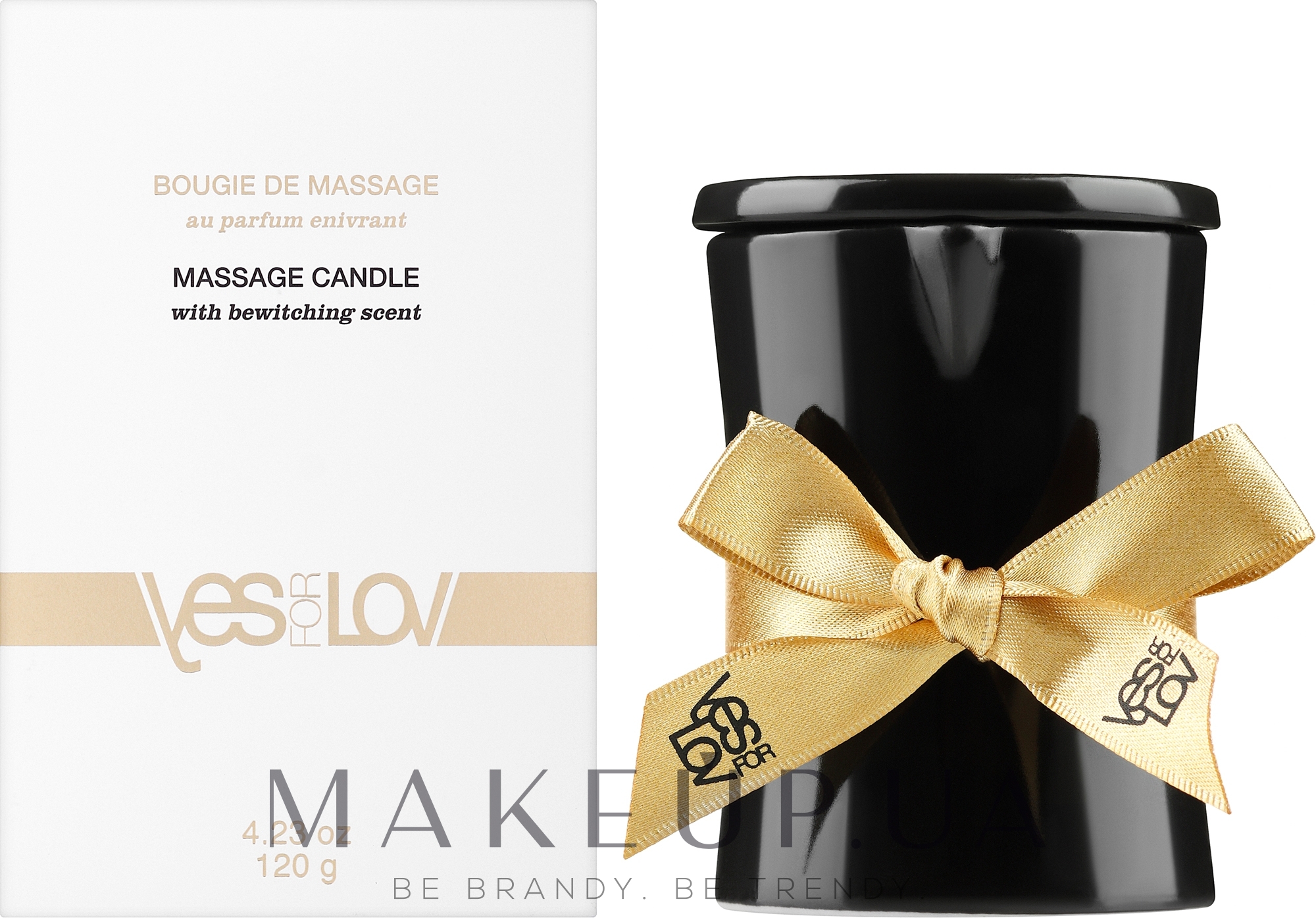 Массажное аромамасло-свеча - YESforLOV Bewitching Massage Candle — фото 120g