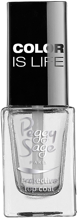 Верхнее покрытие для ногтей - Peggy Sage Color Is Life Protective Top Coat Mini — фото N1