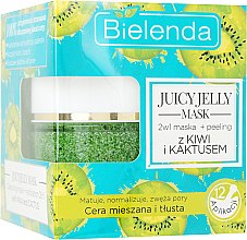 Духи, Парфюмерия, косметика Очищающая маска-пилинг "Киви" - Bielenda Juicy Jelly Mask