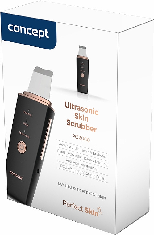 Ультразвуковий шпатель PO2060 - Concept Perfect Skin Ultrasonic Skin Scrubber — фото N4