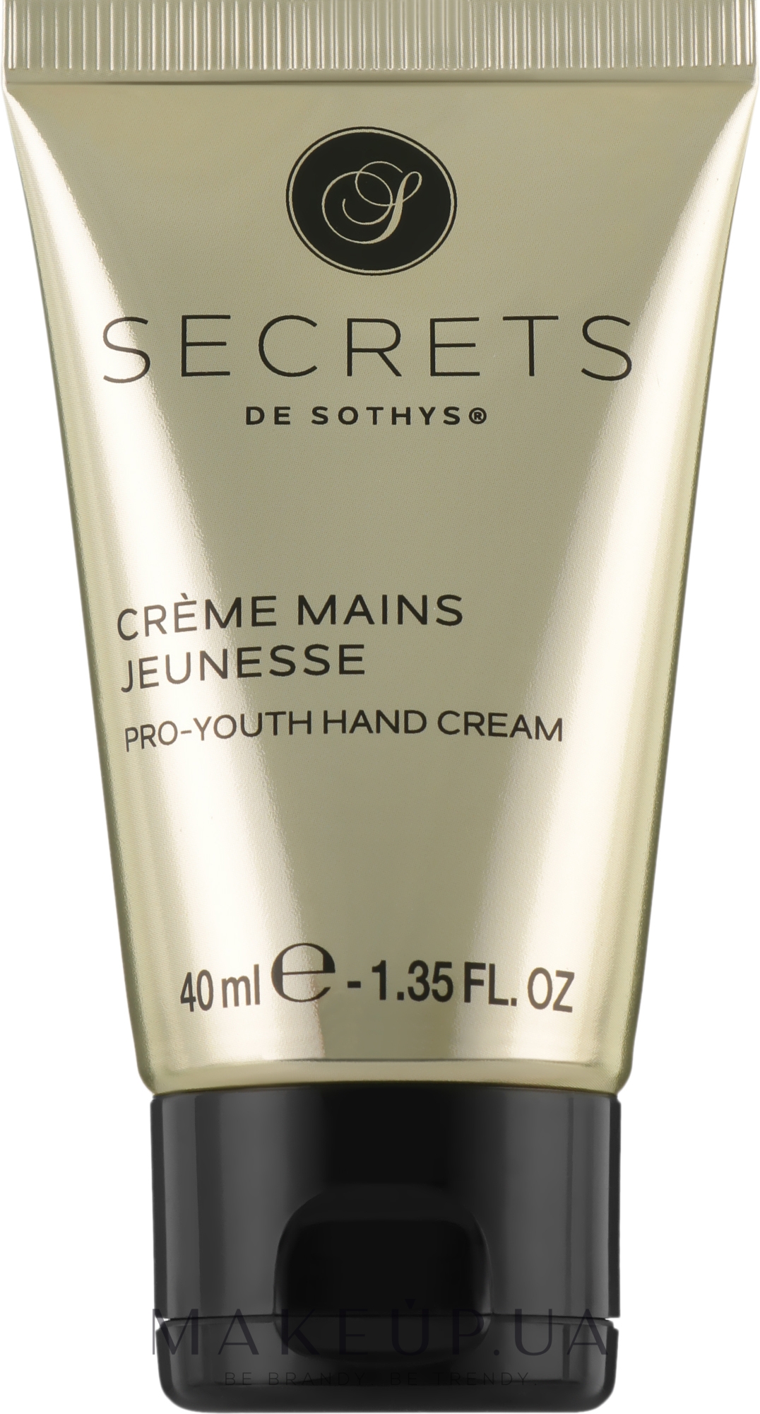 Омолаживающий крем для рук - Sothys Secrets Pro-Youth Hand Cream — фото 40ml