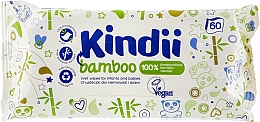 Влажные салфетки для младенцев и детей - Kindii Bamboo — фото N1