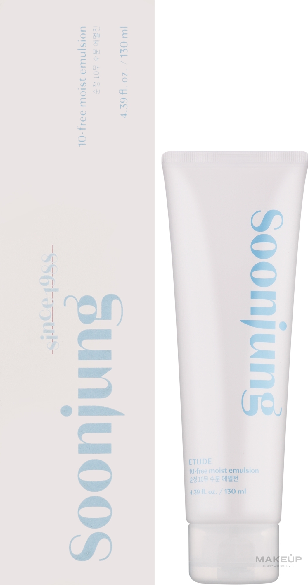 Емульсія для обличчя - Etude Soon Jung 10-Free Moist Emulsion (туба) — фото 130ml