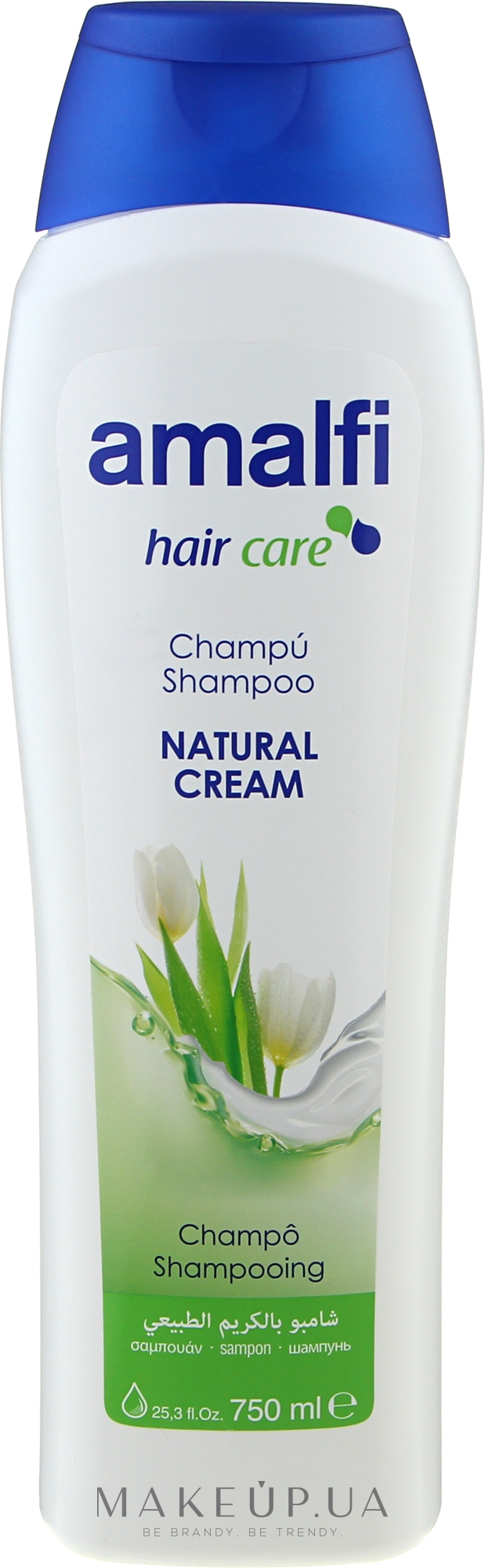 Шампунь для волос "Натуральный крем" - Amalfi Natural Cream Shampoo — фото 750ml