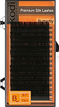 Духи, Парфюмерия, косметика Накладные ресницы Butterfly B 0.10 (16 рядов: 13 мм) - Kodi Professional