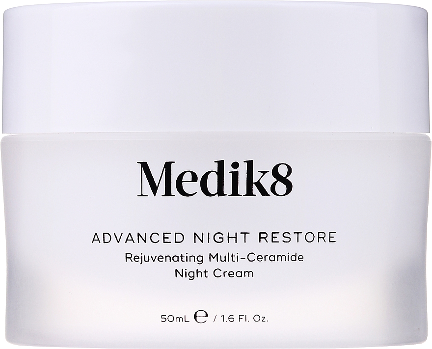 Омолоджувальний нічний крем для обличчя з мульти-керамідами - Medik8 Advanced Night Restore Rejuvenating Multi-Ceramide Night Cream