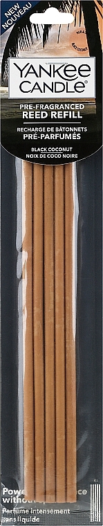 Ароматичні палички - Yankee Candle Black Coconut Pre-Fragranced Reed Refill — фото N1