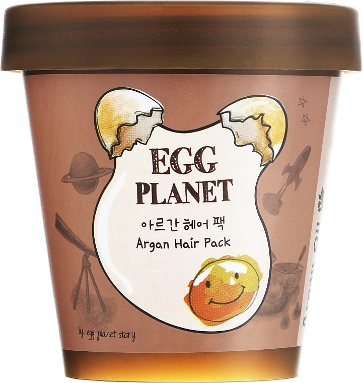 Маска для волосся з екстрактом яєчного жовтка та аргановою олією - Daeng Gi Meo Ri Egg Planet Argan Hair Pack — фото N1