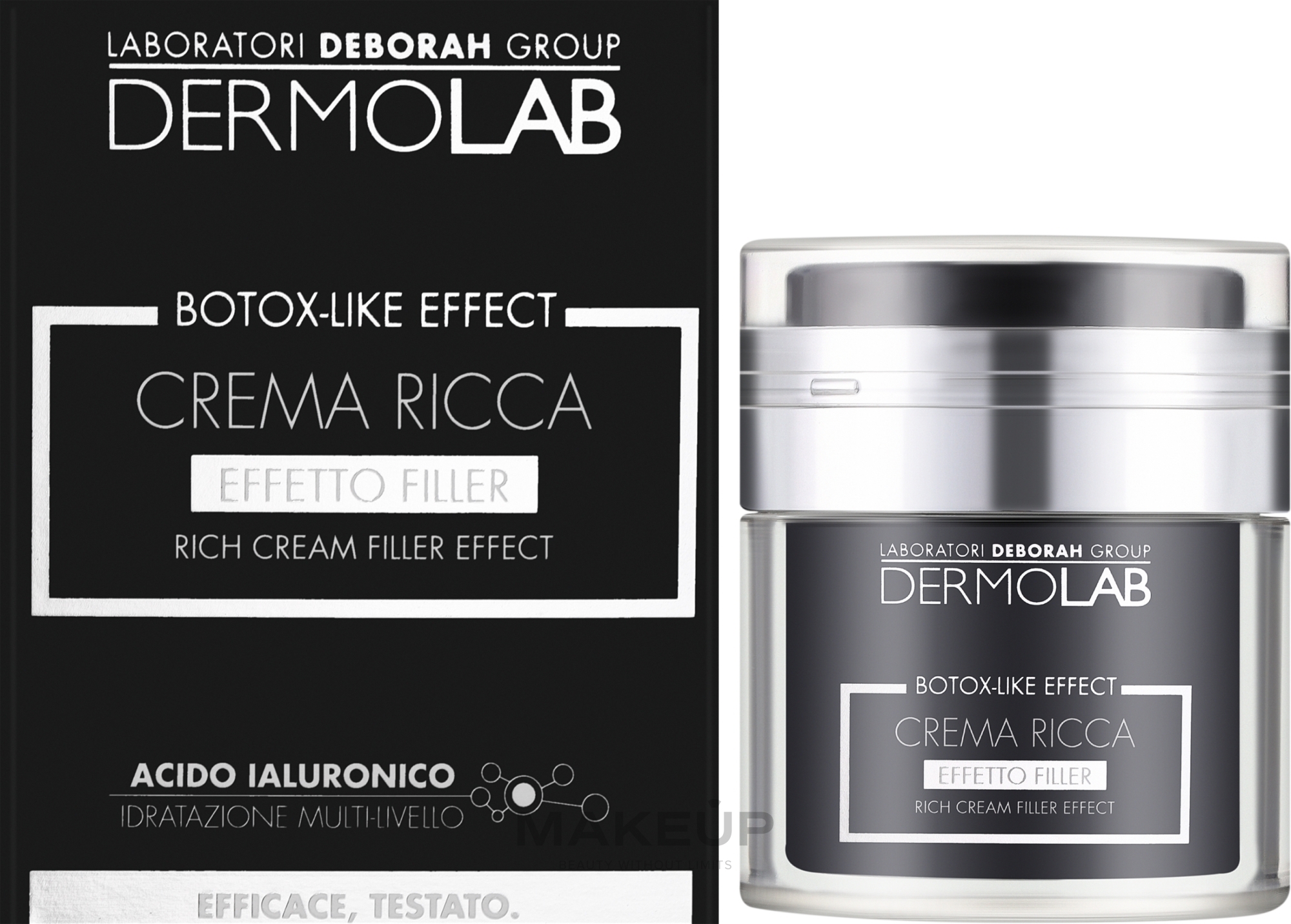 Крем для лица с эффектом ботокса - Deborah Dermolab Botox-Like Effect Cream — фото 50ml
