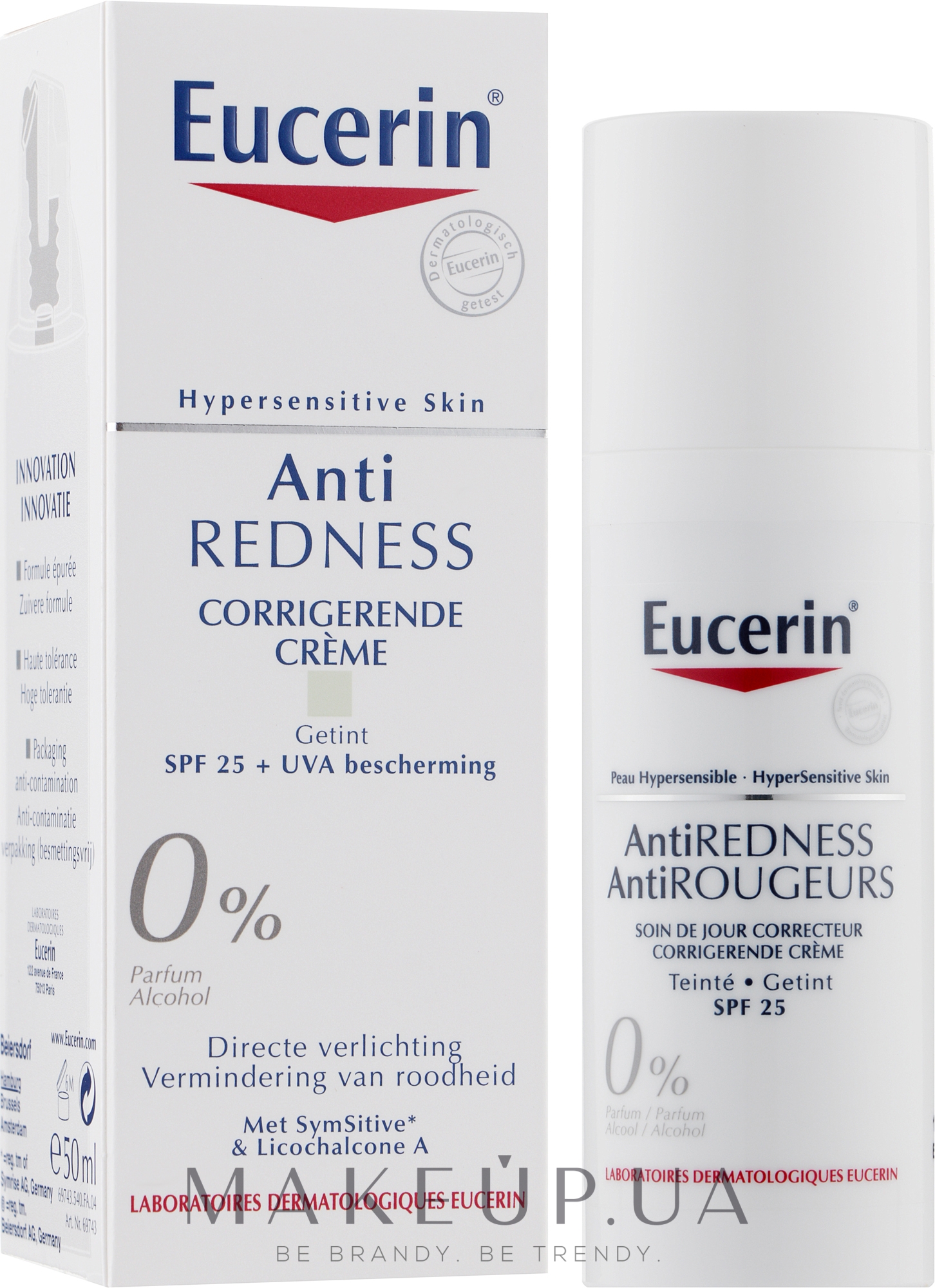 Дневной крем от покраснений - Eucerin AntiRedness Concealing Day Care SPF 25 — фото 50ml