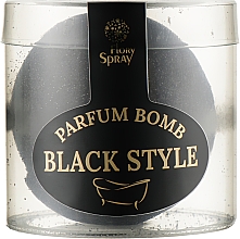 Парфюмированная бомбочка для ванны - Flory Spray Black Style Parfum Bomb — фото N1